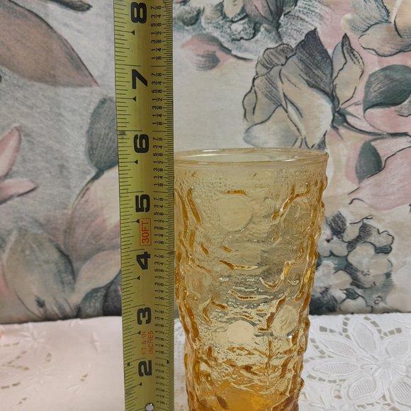 Vintage Anchor Hocking Lido Gold Pitcher and Glasses Set 🌟 - Picture 11 of 11